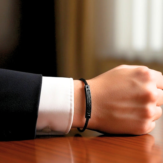 All-Black Steel B-120 | Men's Bracelet - Overpowered Accessories | Egypt