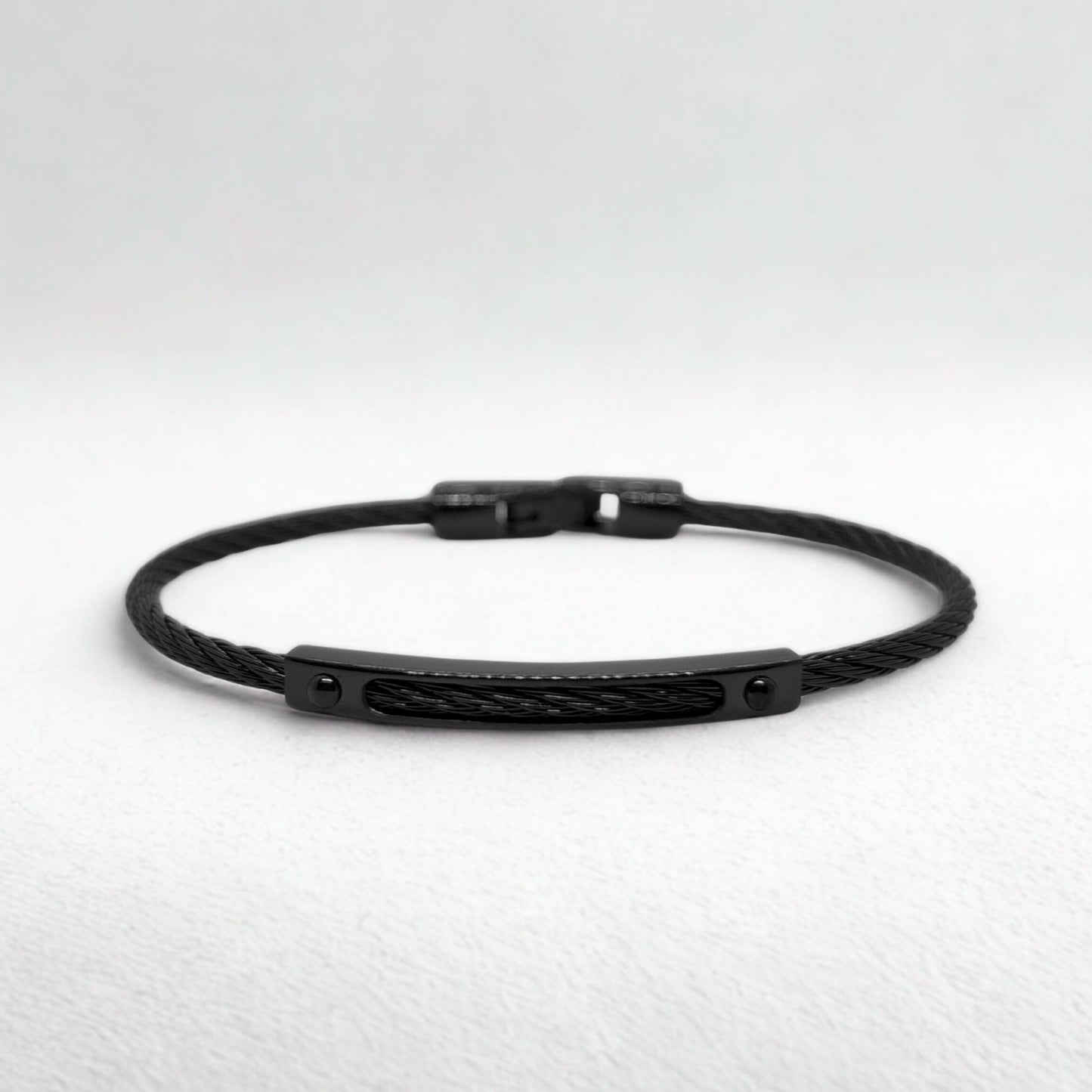 All-Black Steel B-120 | Men's Bracelet - Overpowered Accessories | Egypt