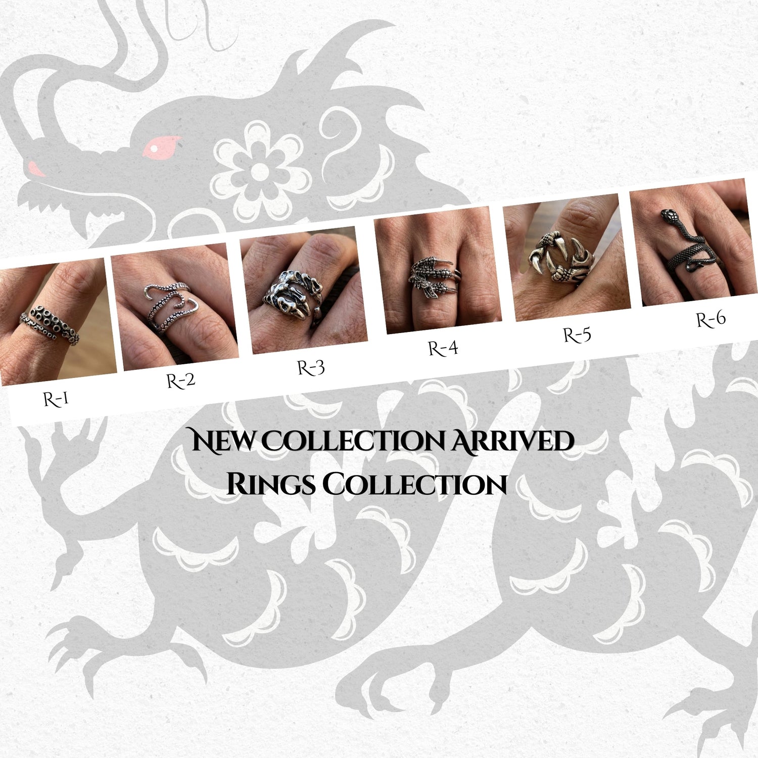 Premium Men's Zinc Alloy Rings