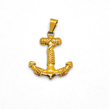 Gold Anchor Pendant P-005 | Steel Accessory - Overpowered Accessories | Egypt