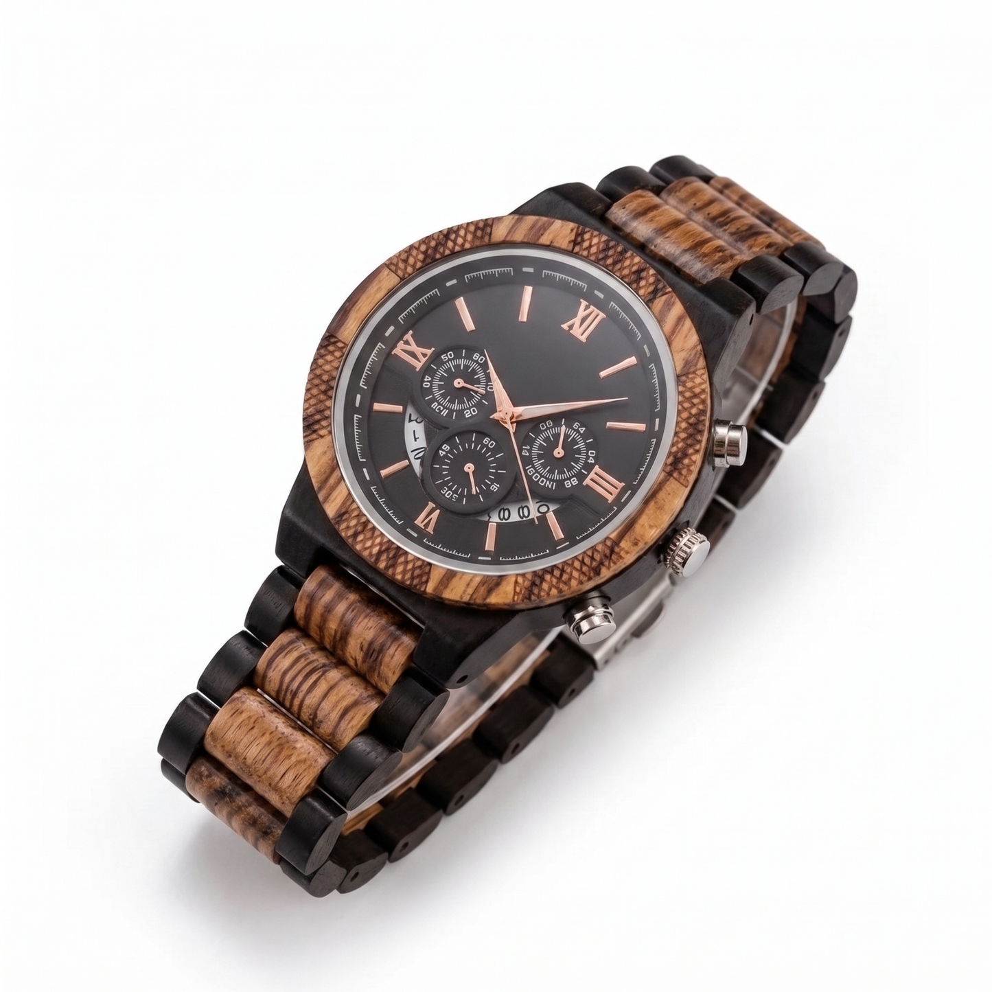 The Legacy Zebrawood & Ebony Watch - WW-03 | Men's - Overpowered Accessories