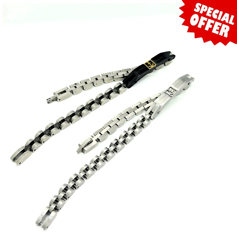 Shipmasters Bundle - Anchor Bracelets | Men's - Overpowered Accessories Egypt