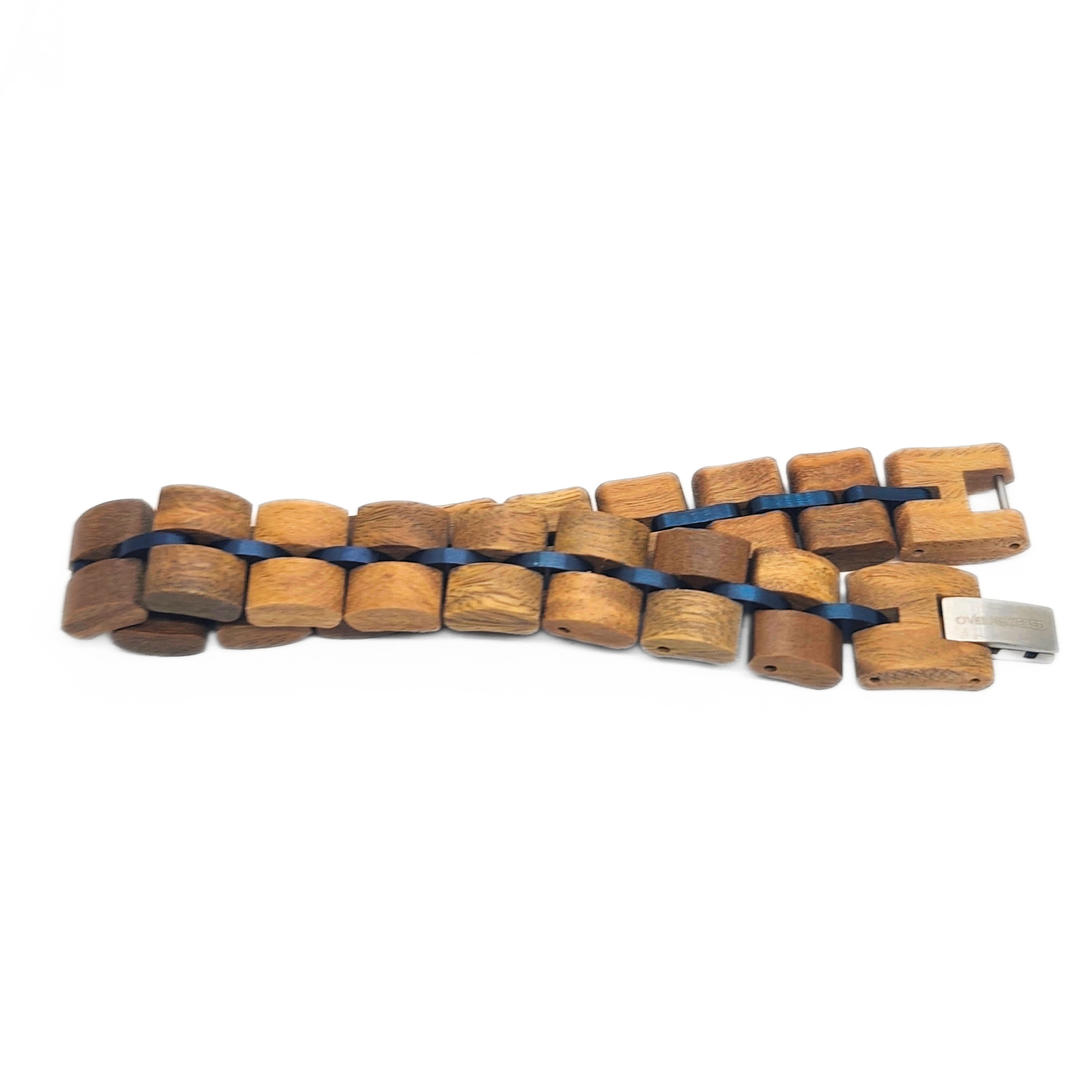 Luxury Handmade Natural Walnut Wood Bracelet - B-49 | Men's - Overpowered Accessories