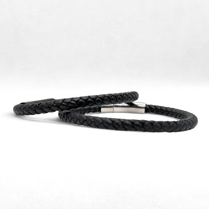 Metal Shift Leather Bundle B-106 B-105 | Black Leather Duo - Overpowered Accessories | Egypt