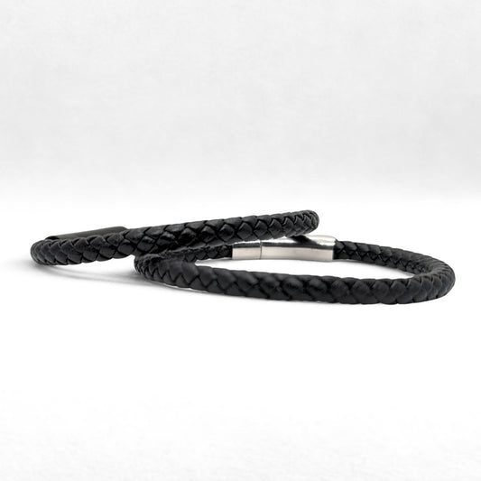 Metal Shift Leather Bundle B-106 B-105 | Black Leather Duo - Overpowered Accessories | Egypt