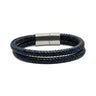 Braided Leather B-98 | Black Blue Duo - Overpowered Accessories | Egypt