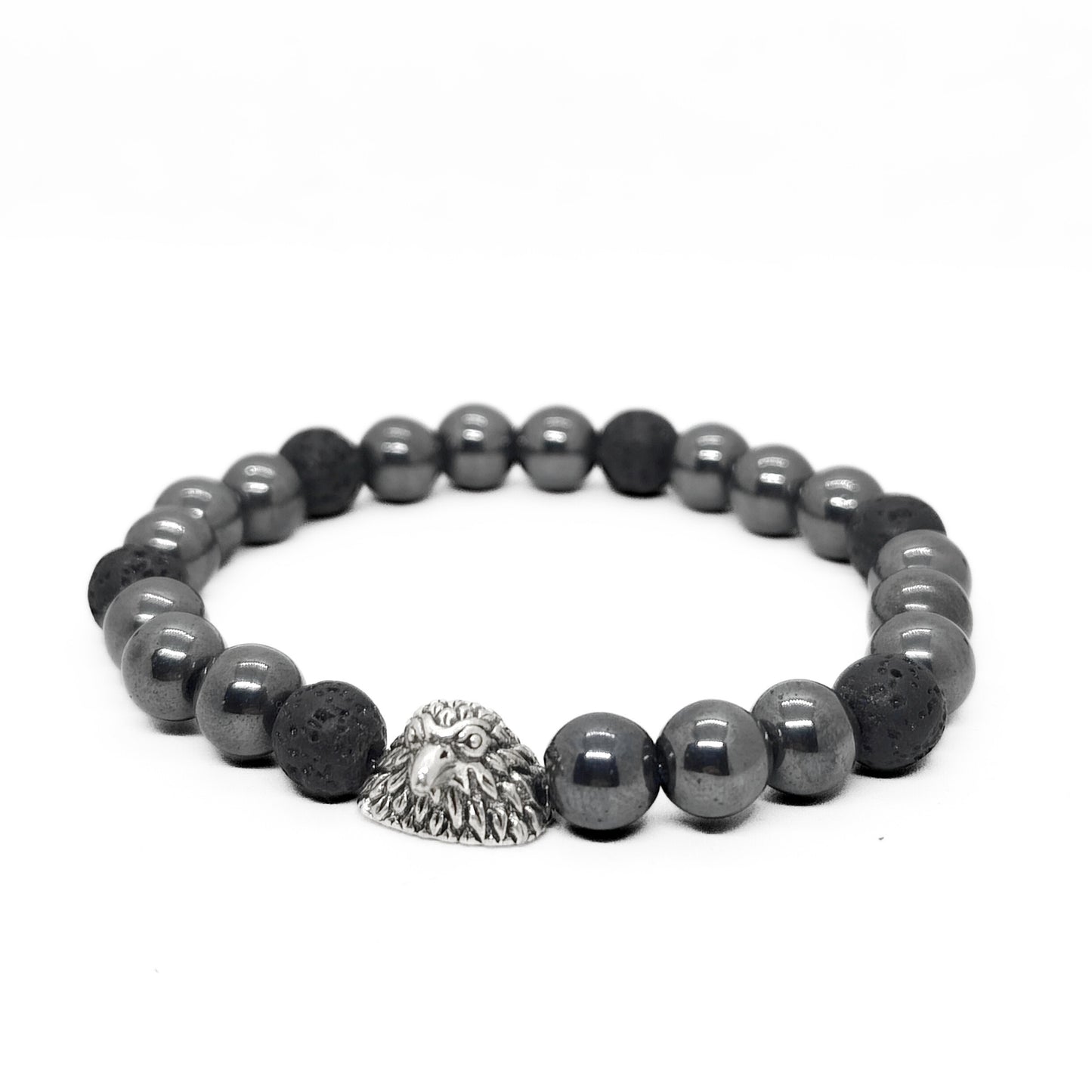 Hematite & Lava Spirit G-5 | Men's Bracelet - Overpowered Accessories | Egypt