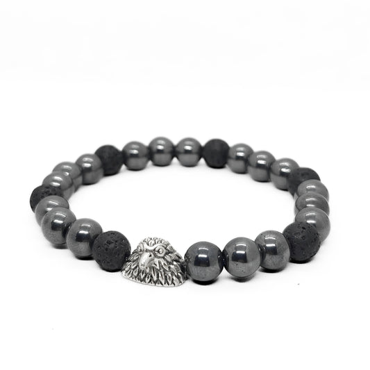 Hematite & Lava Spirit G-5 | Men's Bracelet - Overpowered Accessories | Egypt