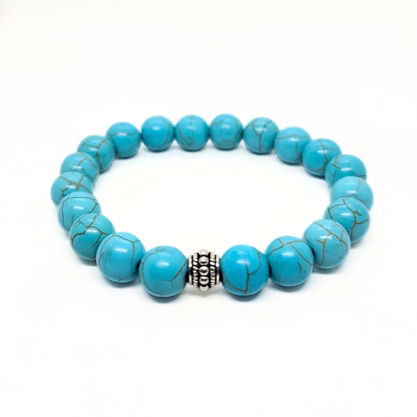 Natural Howlite & Steel G-4 | Men's Bracelet - Overpowered Accessories | Egypt