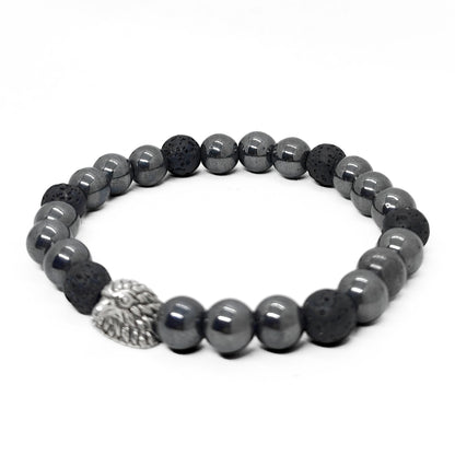 Hematite & Lava Spirit G-5 | Men's Bracelet - Overpowered Accessories | Egypt