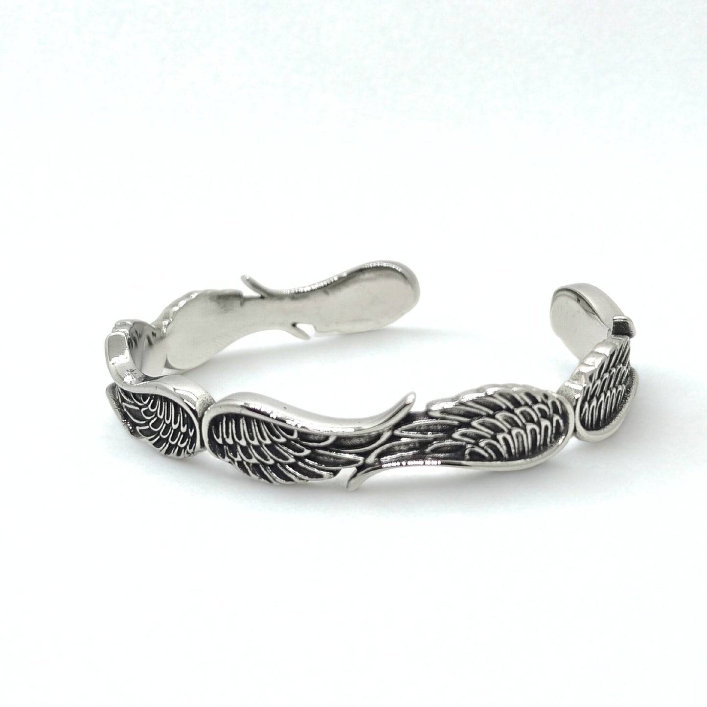 Silver Wing B-121 | Men's Stainless Steel Bracelet - Overpowered Accessories | Egypt