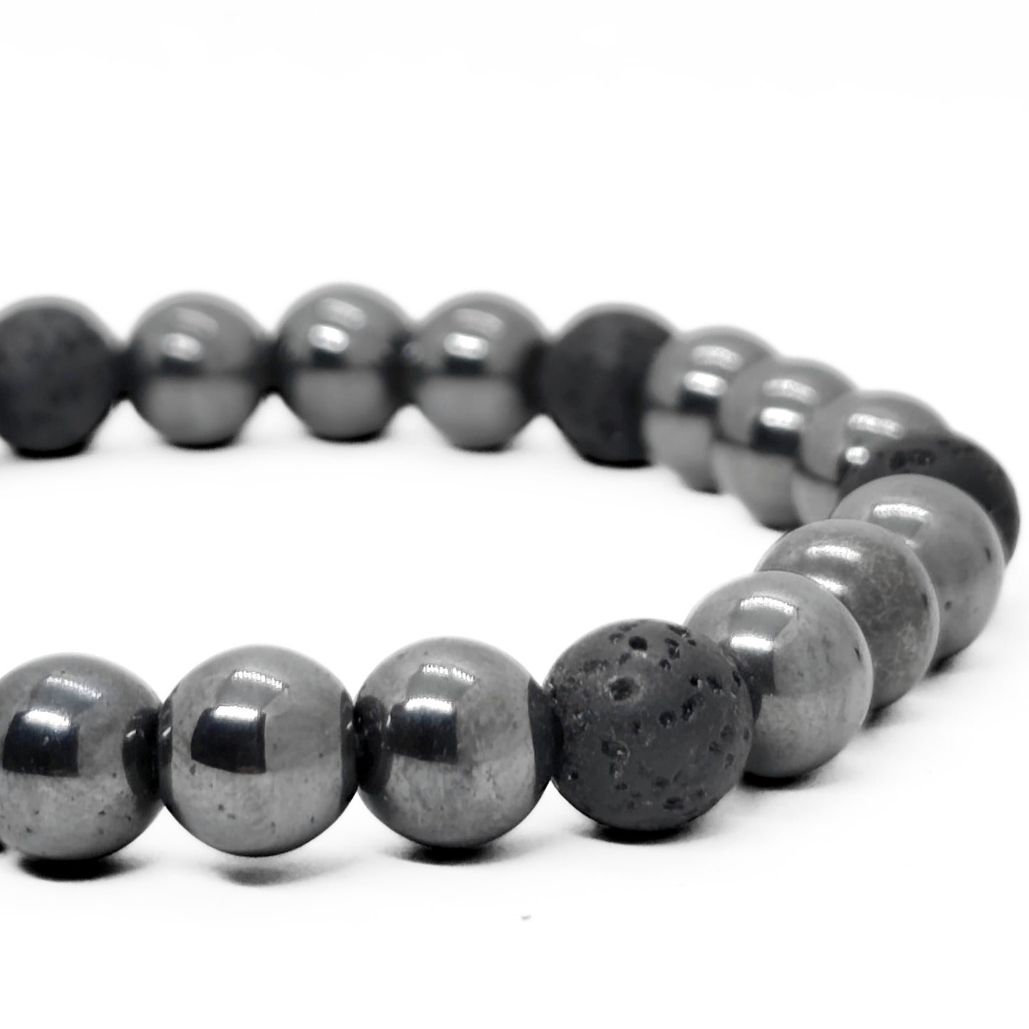 Hematite & Lava Spirit G-5 | Men's Bracelet - Overpowered Accessories | Egypt