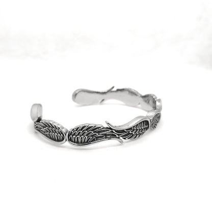 Silver Wing B-121 | Men's Stainless Steel Bracelet - Overpowered Accessories | Egypt