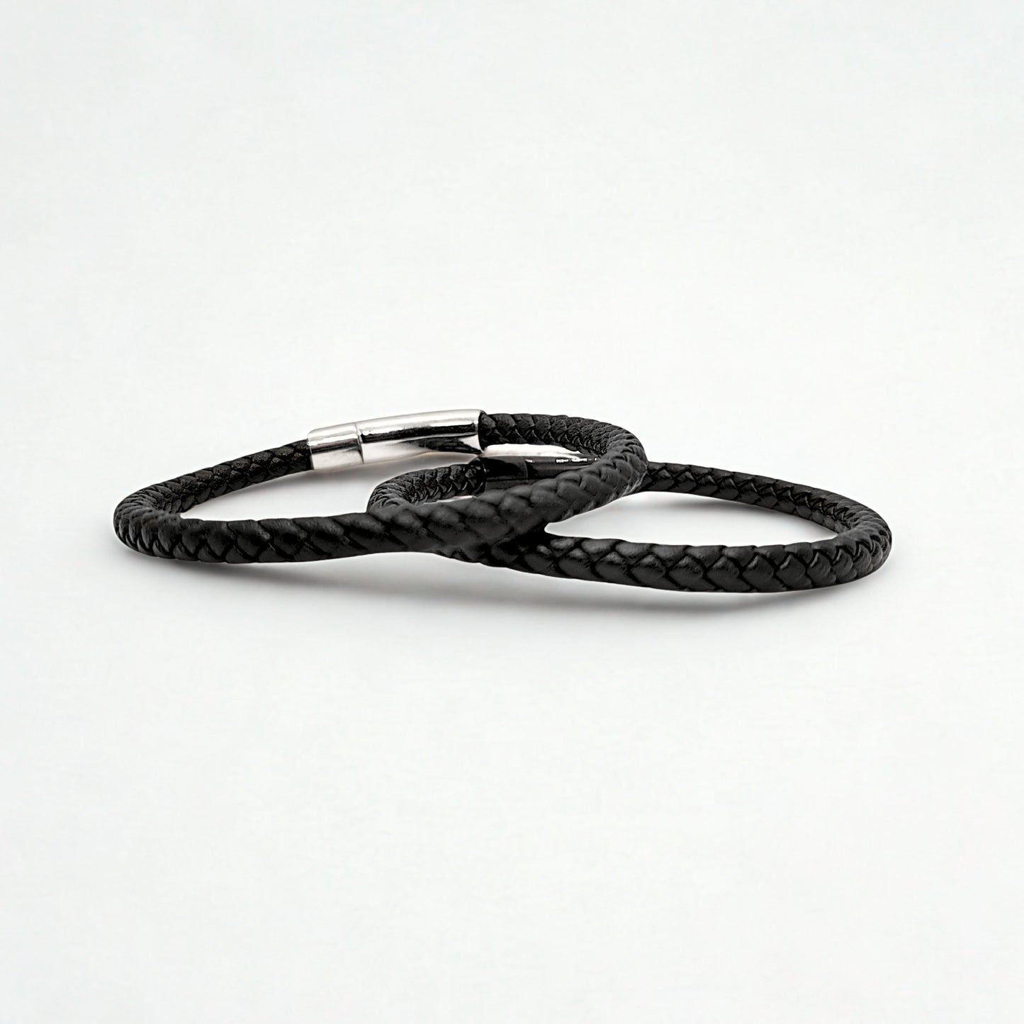 Metal Shift Leather Bundle B-106 B-105 | Black Leather Duo - Overpowered Accessories | Egypt