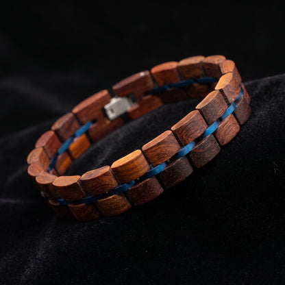 Luxury Natural Rosewood Bracelet - B-189 | Men's - Overpowered Accessories