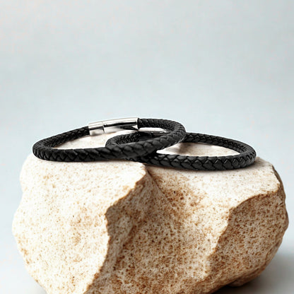 Metal Shift Leather Bundle B-106 B-105 | Black Leather Duo - Overpowered Accessories | Egypt