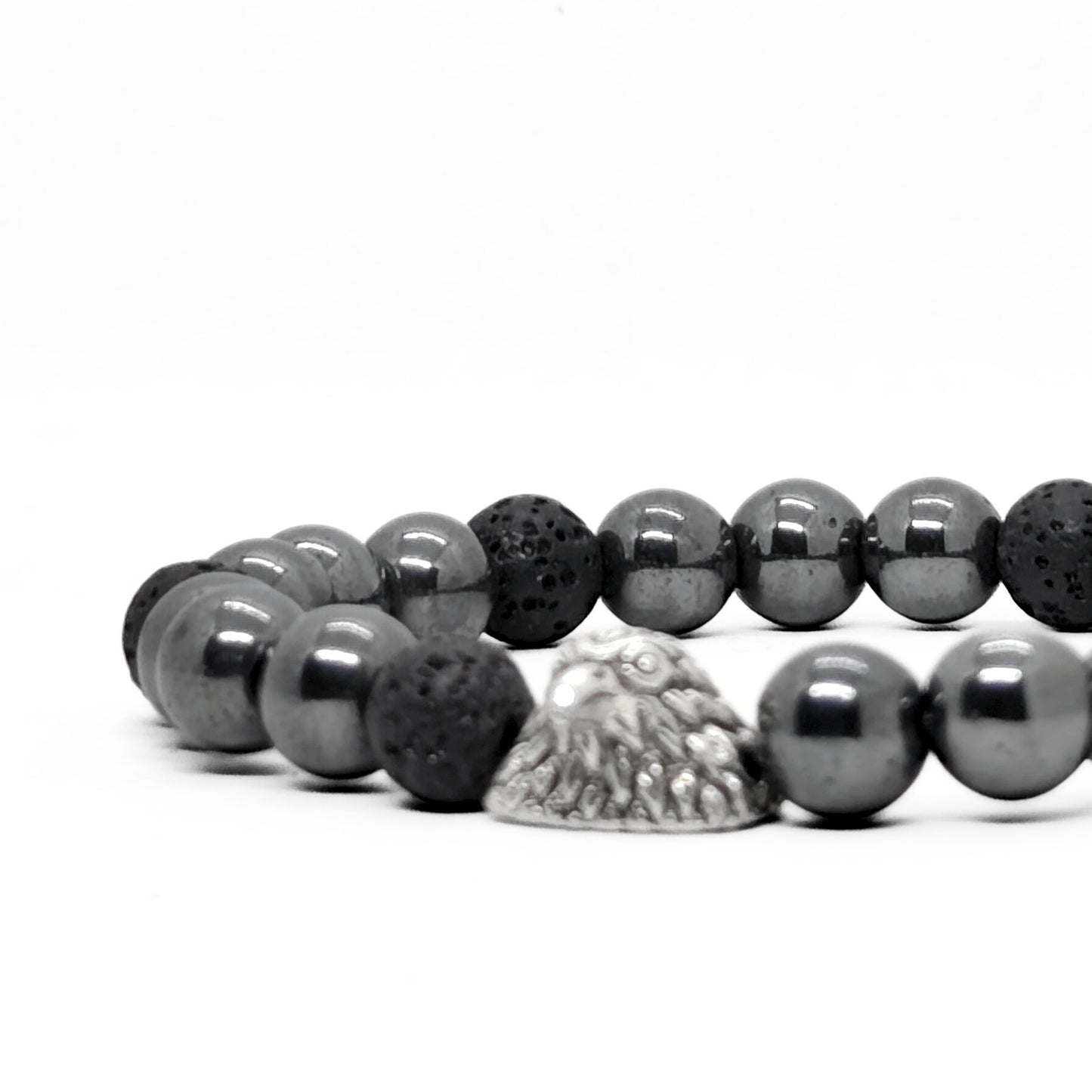Hematite & Lava Spirit G-5 | Men's Bracelet - Overpowered Accessories | Egypt