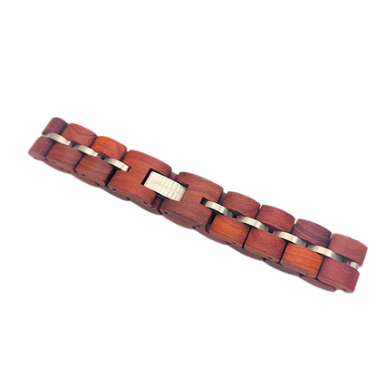 Luxury Natural Rosewood Bracelet - B-187 | Men's - Overpowered Accessories