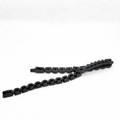 All-Black Stainless Steel B-122 | Men's Bracelet - Overpowered Accessories | Egypt