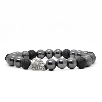 Hematite & Lava Spirit G-5 | Men's Bracelet - Overpowered Accessories | Egypt