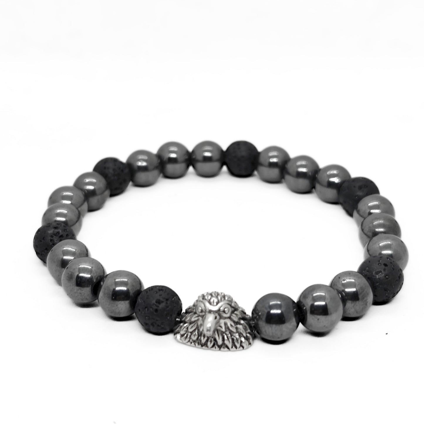 Hematite & Lava Spirit G-5 | Men's Bracelet - Overpowered Accessories | Egypt