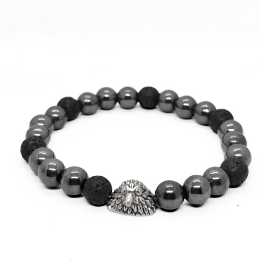 Hematite & Lava Spirit G-5 | Men's Bracelet - Overpowered Accessories | Egypt
