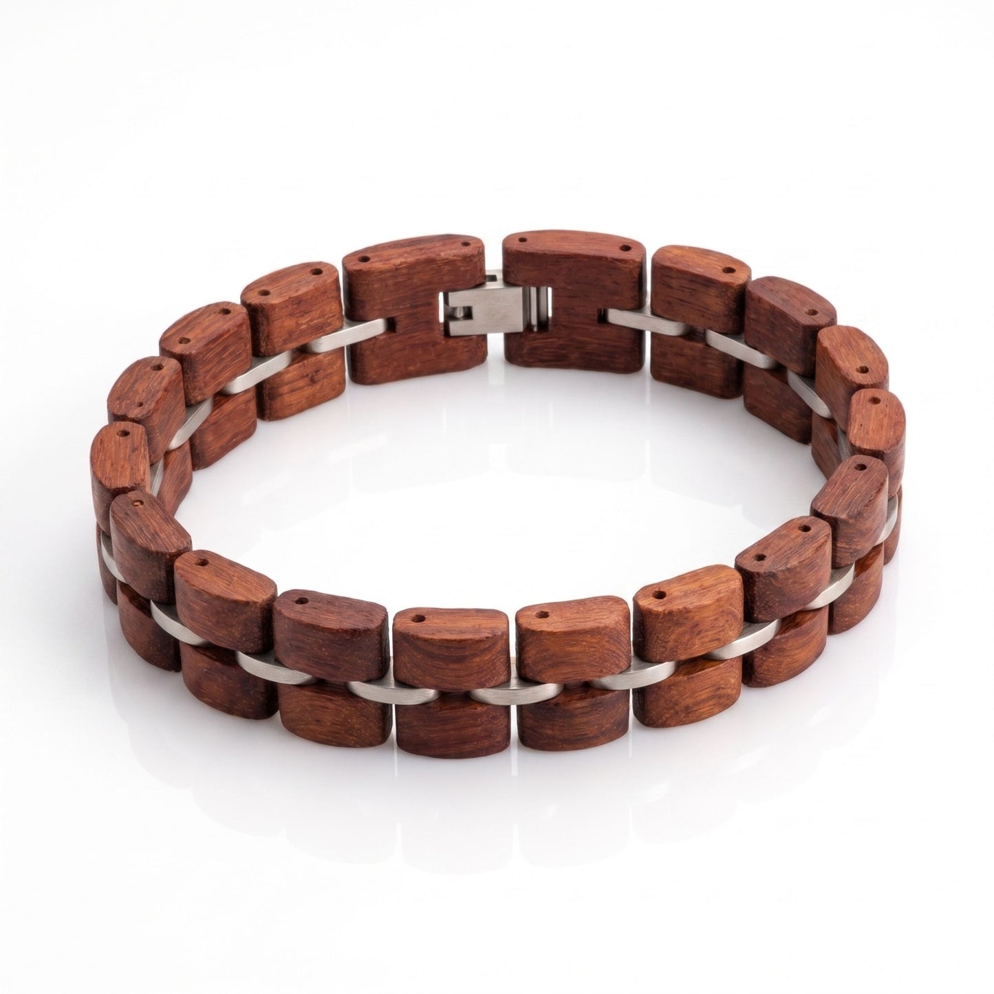 Luxury Natural Rosewood Bracelet - B-187 | Men's - Overpowered Accessories