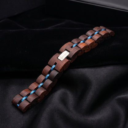 Luxury Natural Rosewood Bracelet - B-189 | Men's - Overpowered Accessories