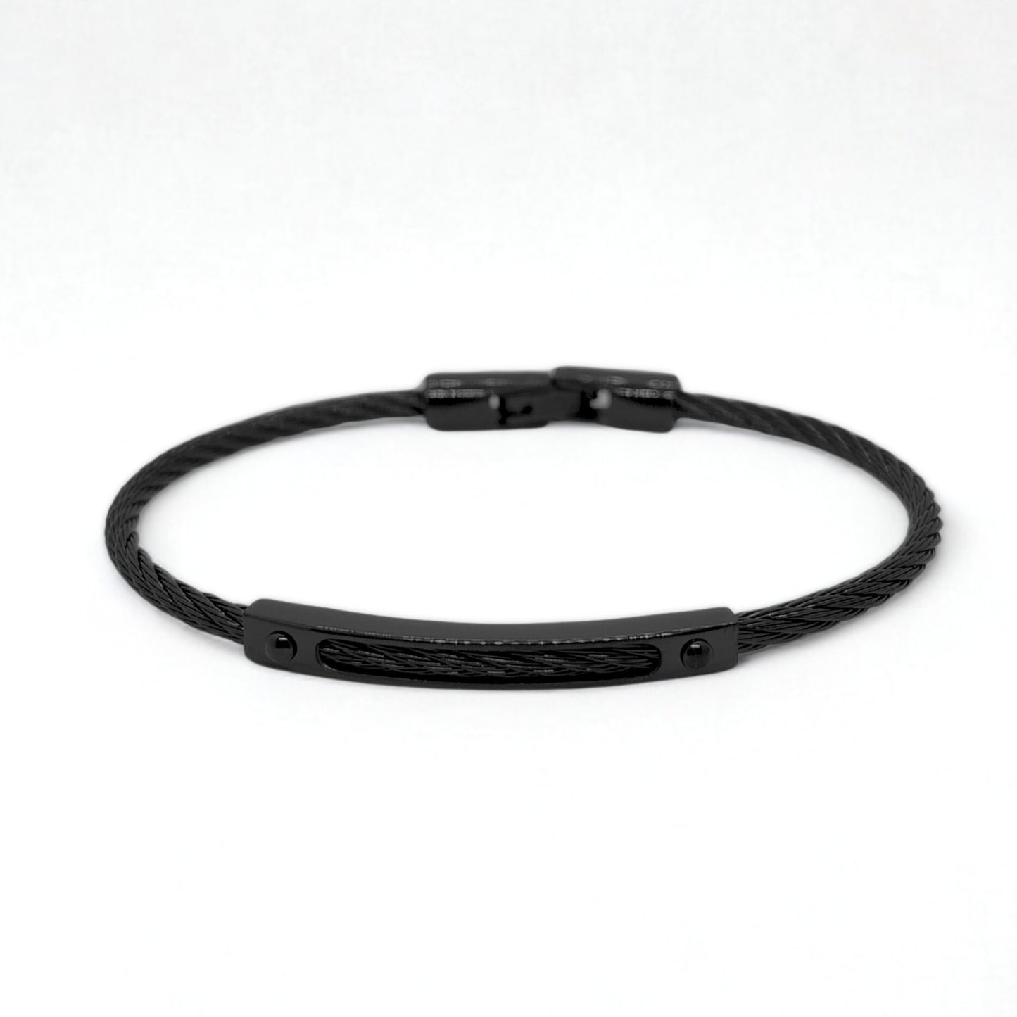 All-Black Steel B-120 | Men's Bracelet - Overpowered Accessories | Egypt