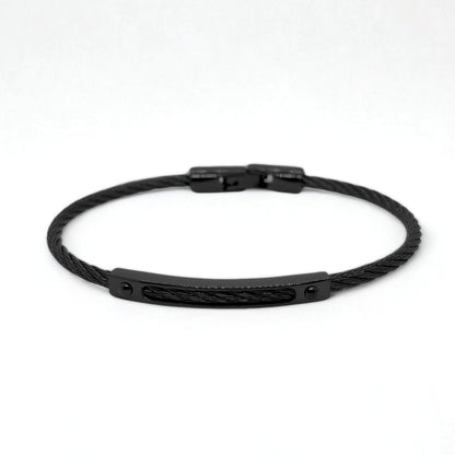 All-Black Steel B-120 | Men's Bracelet - Overpowered Accessories | Egypt