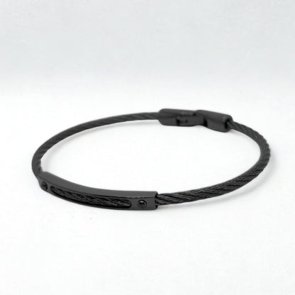 All-Black Steel B-120 | Men's Bracelet - Overpowered Accessories | Egypt