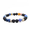 Natural Agate & Lava G-11 | Pure Stone Men's Bracelet - Overpowered Accessories | Egypt