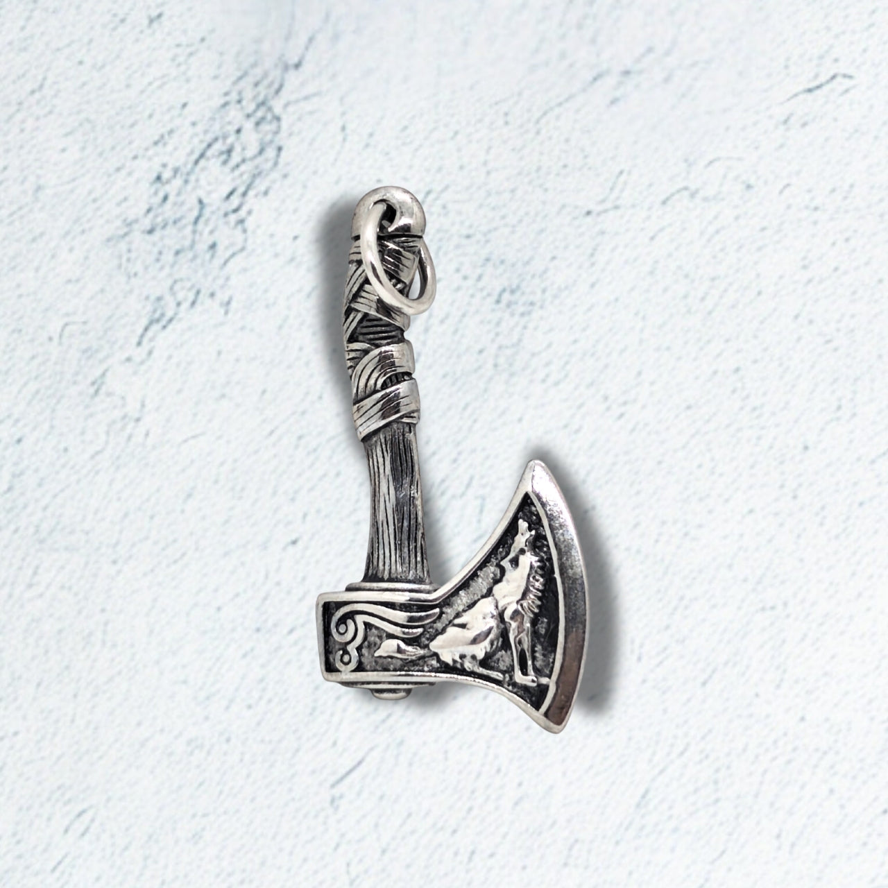 Axe Pendant P-002 | Silver Steel Accessory - Overpowered Accessories | Egypt