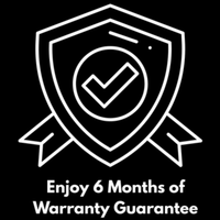 Enjoy 6 Months of Warranty Guarantee - يأتي المنتج مع ضمان شامل لمدة 6 أشهر