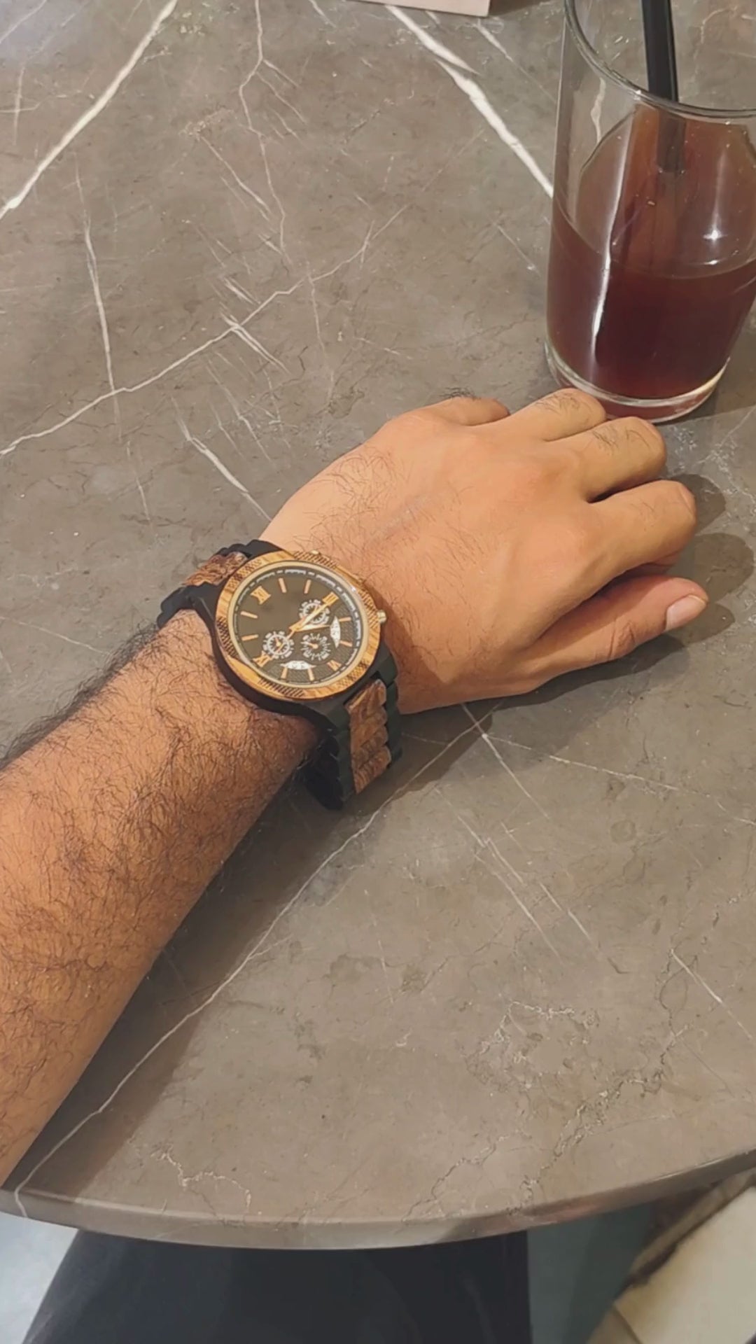 Legacy zebrawood and ebony wood watch, product video, Overpowered Accessories