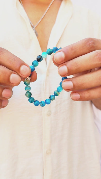 Natural Agate Stone - G-38 Bracelet | Men's - Overpowered Accessories