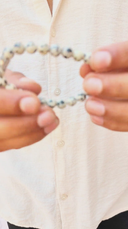 Natural Jasper Stone - G-34 Bracelet | Men's - Overpowered Accessories