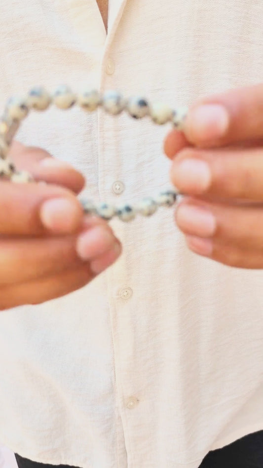 Natural Jasper Stone - G-34 Bracelet | Men's - Overpowered Accessories