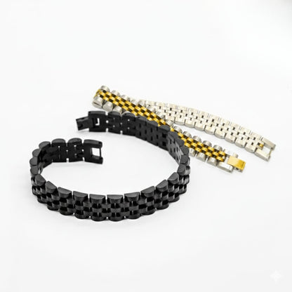 Obsidian Regent Bundle B-16 B-18 | Men's Bracelets - Overpowered Accessories | Egypt