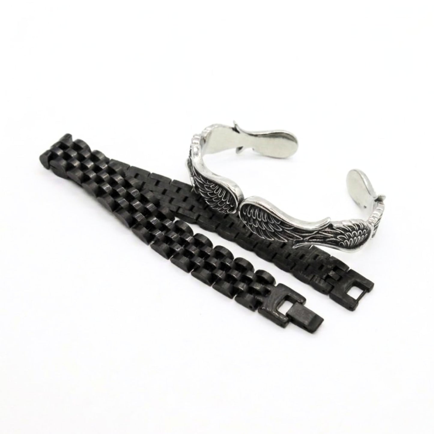 Steel Shadow Vanguard Bundle B-121 B-16 | Men's Stainless Steel Bracelets - Overpowered Accessories | Egypt