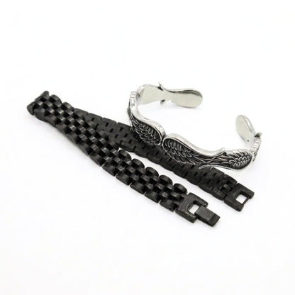 Steel Shadow Vanguard Bundle B-121 B-16 | Men's Stainless Steel Bracelets - Overpowered Accessories | Egypt