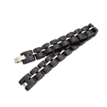 Luxury Natural Ebony Wood Bracelet - B-52 | Men's - Overpowered Accessories