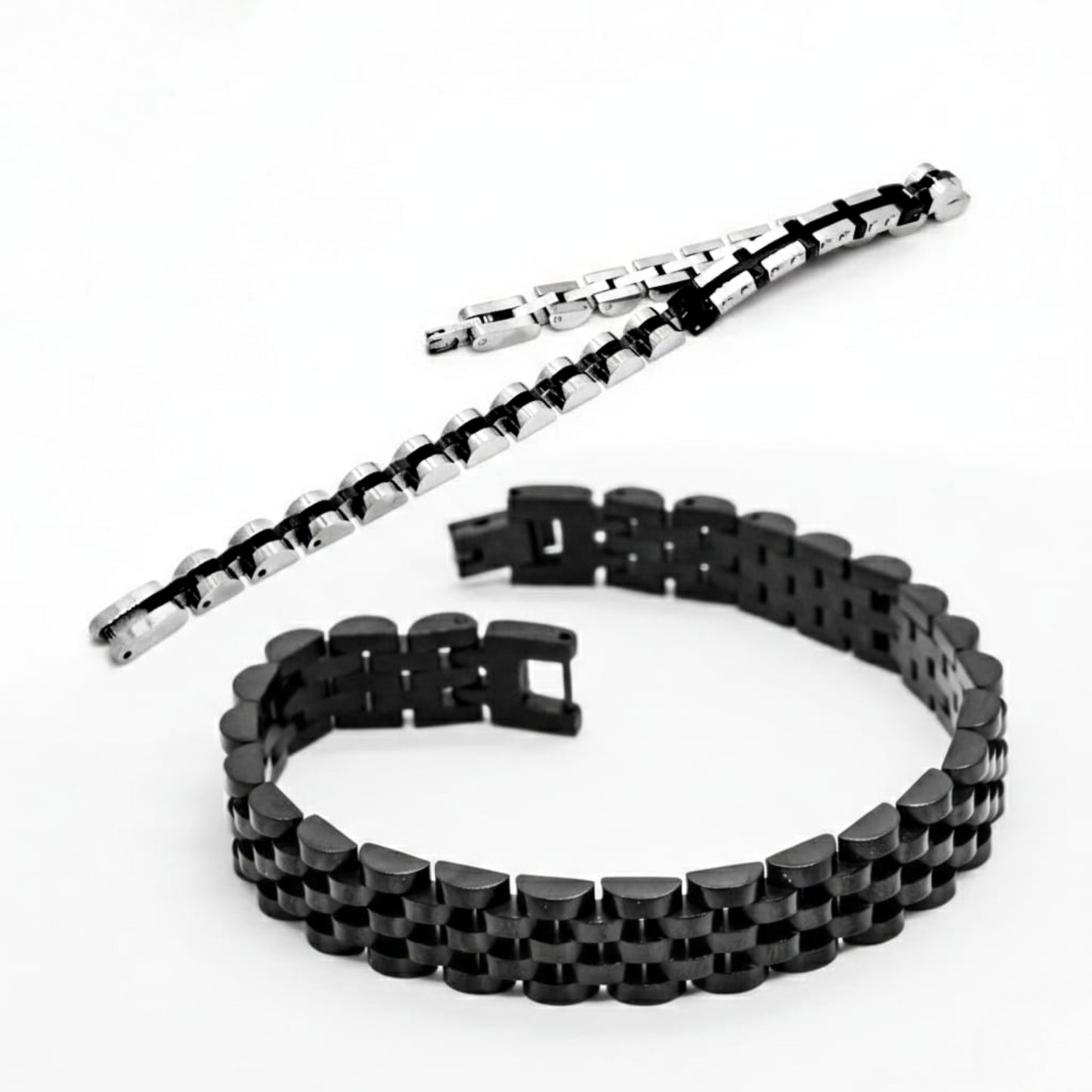 Shadow Architect Stainless Steel Bundle B-115 B-16 | Men's Bracelets - Overpowered Accessories | Egypt