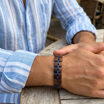 Luxury Natural Rosewood Bracelet - B-189 | Men's - Overpowered Accessories